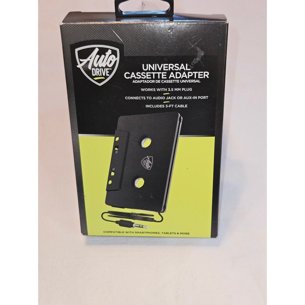 Auto Drive Universal Cassette Adapter Works with‎ 3.5 MM